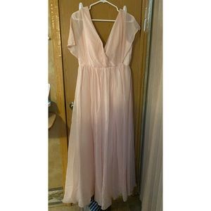 Blush Pink Long Dress Size 8